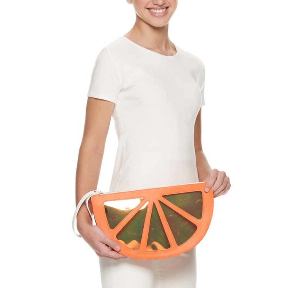 NWT Sam Edelman Orange Wristlet